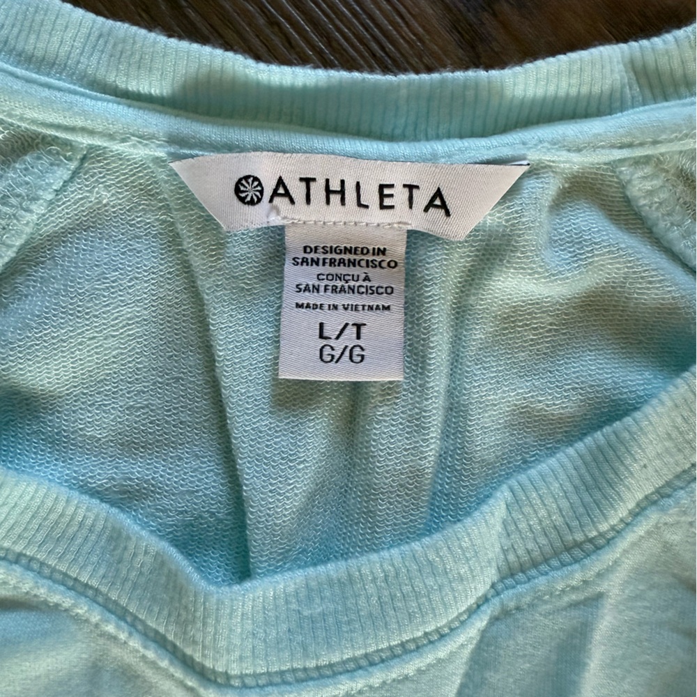 Athleta Aqua Mindset Sweatshirt - Large Tall LT